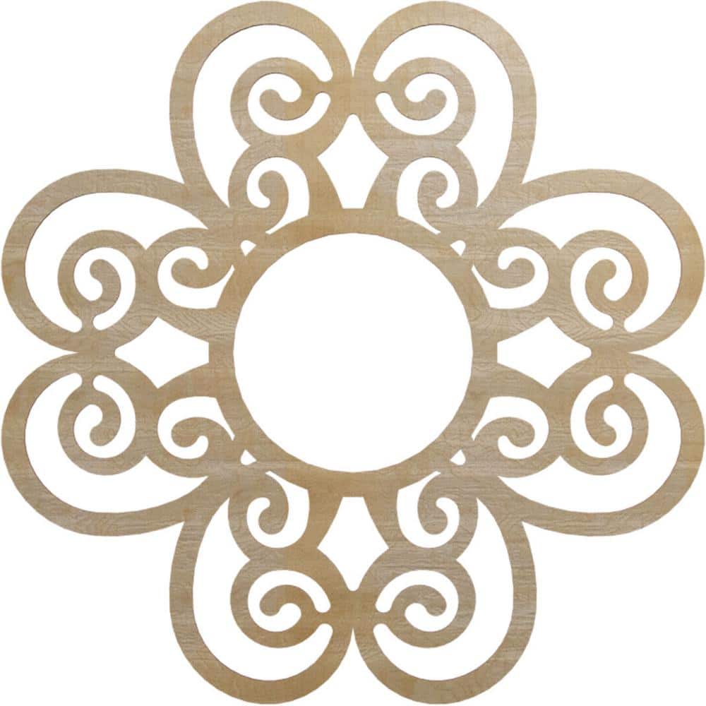 0.375 in. x 32 in. x 32 in. Wood (Hickory) Medallion Moulding price history on PriceWatchPro