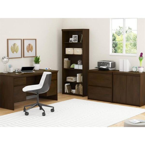 Ameriwood Resort Cherry Desk with Storage