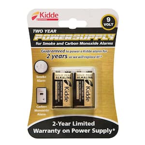 9-Volt Smoke Detector Replacement Batteries (10-Pack)