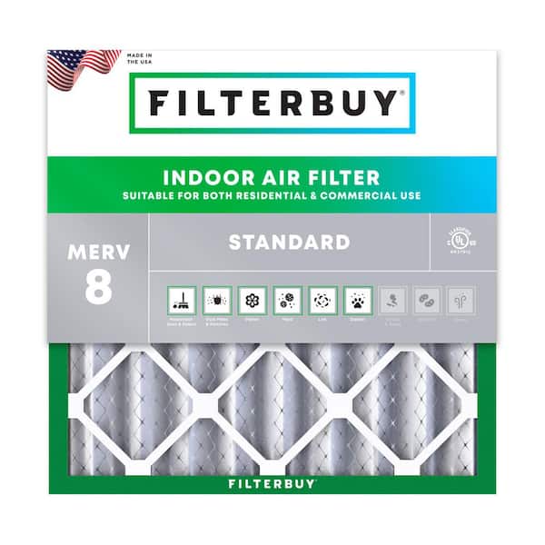 17 in. x 17 in. x 4 in. MERV 8 (FPR 5) Dust Defense Pleated HVAC AC Furnace Air Filters Replacement (1-Pack)
