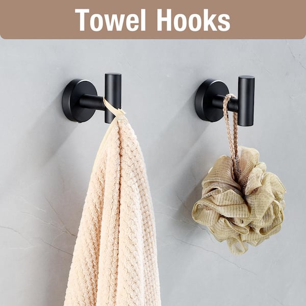 YSQCAR 12-Piece Bathroom Hardware Set with Towel Ring Toilet Paper