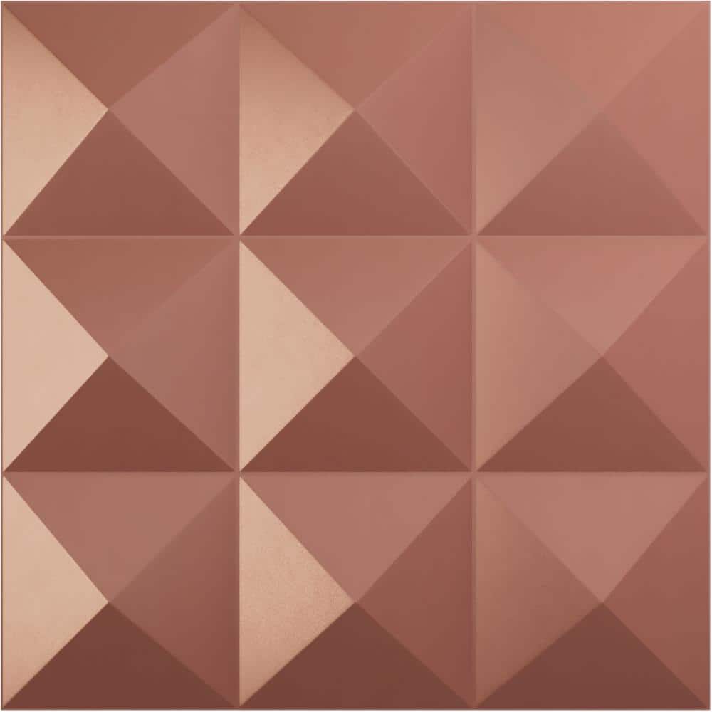 Benson Champagne Pink 4/5 in. x 1 ft. x 1 ft. Pink PVC Decorative Wall Paneling 12-Pack price history on PriceWatchPro