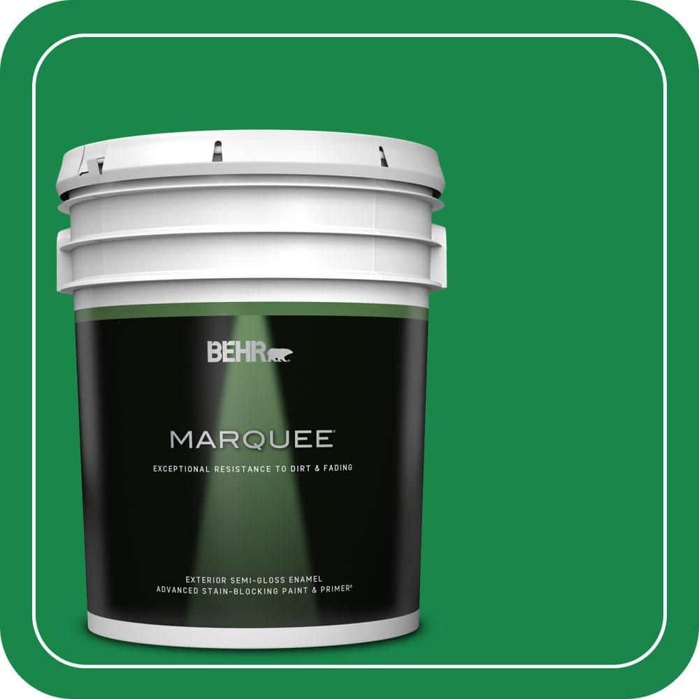 5 gal. #460B-6 Chlorophyll Semi-Gloss Enamel Exterior Paint & Primer product image for price tracking