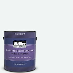 1 gal. #BL-W09 Bakery Box Ceiling Flat Interior Paint with Primer