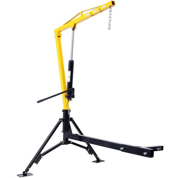 Amucolo Receiver Hitch Mounted Hydraulic Swivel Pickup Truck Crane With 3-Boom Capacities of 500 lbs. 750 lbs. and 1000 lbs.