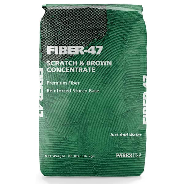 LaHabra Fiber 47 Stucco Base 90 lb. Concentrate Scratch & Brown Gray