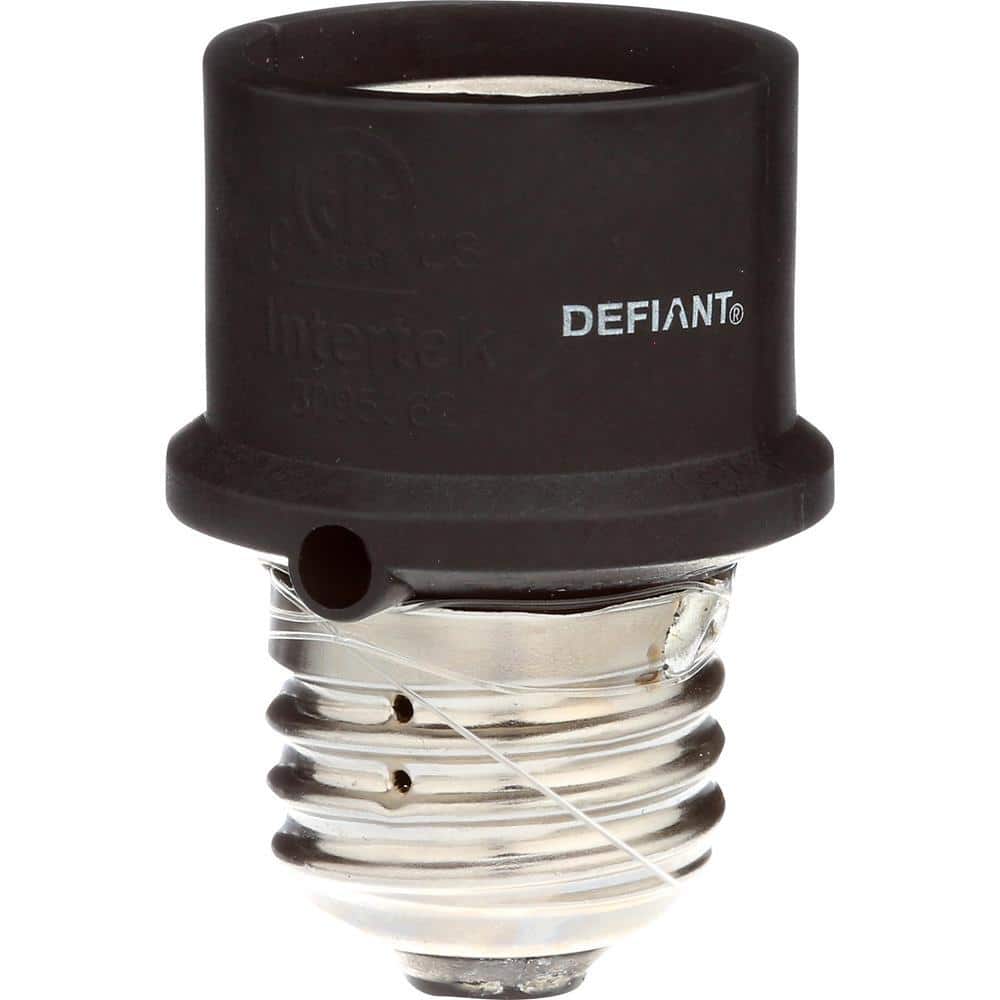 Screw-In Dusk to Dawn Light Control, Black