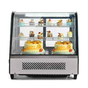 3.7 cu. ft. Commercial Refrigerator Display in Black and Silver