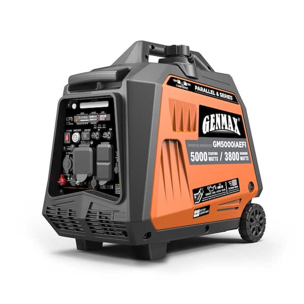 5000-Watt Remote Start Gasoline Powered Inverter Generator with Super Quiet 160cc EFI Engine