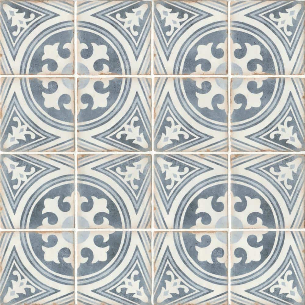 Casablanca Anfa 5x5 Matte Ceramic Patterned Tile