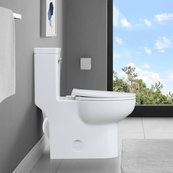 Modern 1 Piece Flush Toilet Seat Included Urine Toilet for