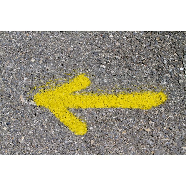 15 Ounce Flat High Visibility Yellow Exterior 2X Distance Inverted Marking Spray Paint (6-Pack)