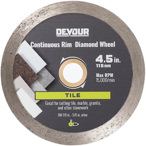 Diamond Tile Blade Continuous Rim 105 x 16mm FAIDB105CR 