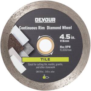 4.5 in. Metal Saw Blade Masonry Segmented Diamond Wheel