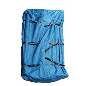 Outsunny Blue 2-Person Ice Fishing Shelter Portable Easy-Zipper Pop-Up Tent  with Bag AB1-007BU - The Home Depot
