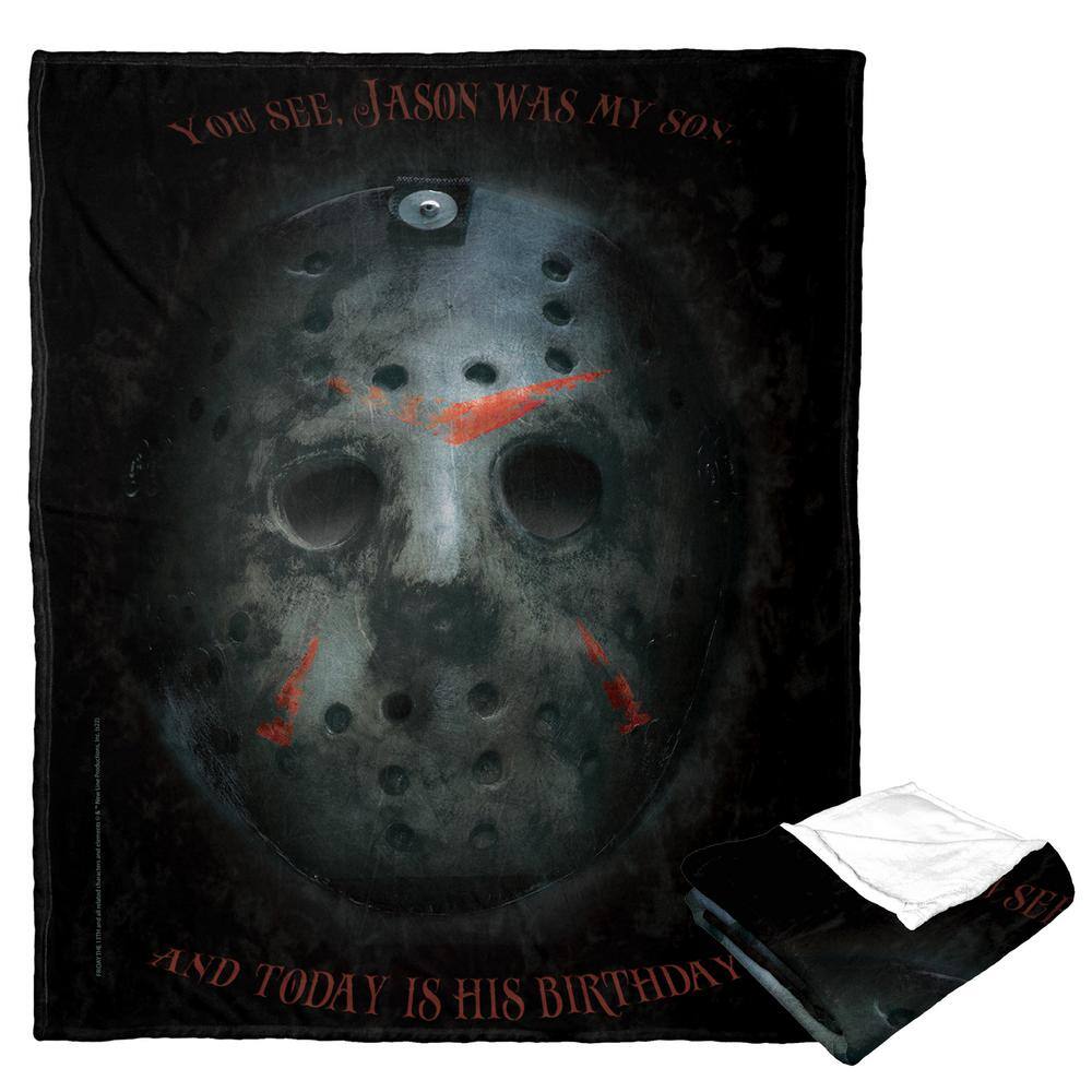THE NORTHWEST GROUP Friday The 13Th Silk Touch Multi-Colored Throw Blanket Today Is His Birthday