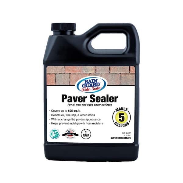 RAIN GUARD 32 oz. Paver Sealer Super Concentrate Penetrating Water Repellent (Makes 5 gal.)