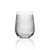 Rolf Glass Cyclone 17 fl. oz. Stemless Wine Glasses Set (Set of 4) 455334-S/ 4 - The Home Depot