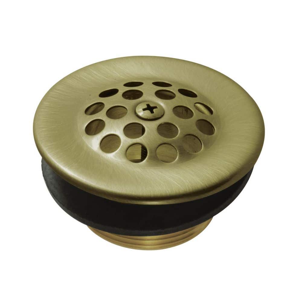 Made To Match Drain Strainer Tub Strainer Drain in Antique Brass without Overflow price history on PriceWatchPro