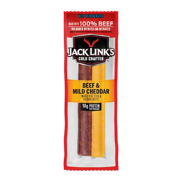Jack Link's CC Beef and Cheddar Combo, 1.5 oz., Meat and Cheese Snack
