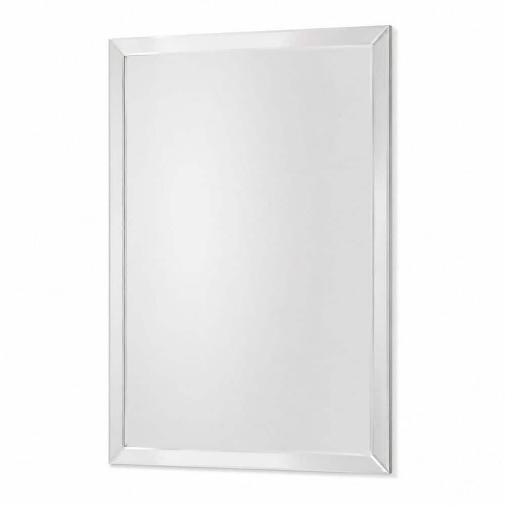 22 in. W x 30 in. H Rectangular Frameless Wall Mirror with Beveled Edge for Bathroom Vanity Bedroom price history on PriceWatchPro