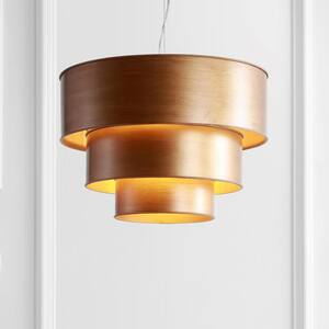 Lynn 21 in. 3-Light Gold 3-Tier LED Pendant with Metal