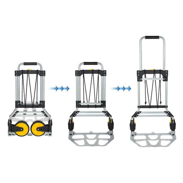 Professional Cart Folding Dolly Push Truck Hand Collapsible Trolley Luggage 
