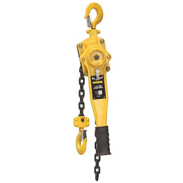 SUMNER 1- 1/2-Ton Capacity Lever Hoist 15 ft.