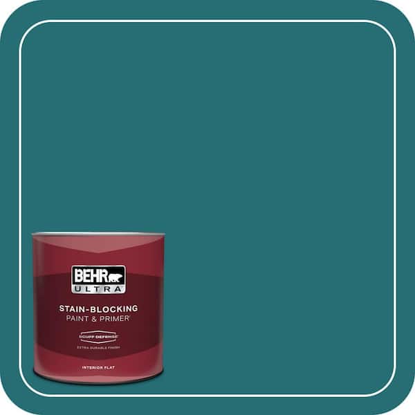 BEHR ULTRA 1 qt. #M460-7 Antigua Extra Durable Flat Interior Paint & Primer