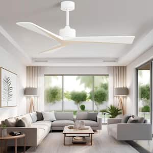 52 in. Indoor/Outdoor White Smart 6-Speed Ceiling Fan with Remote&APP Control