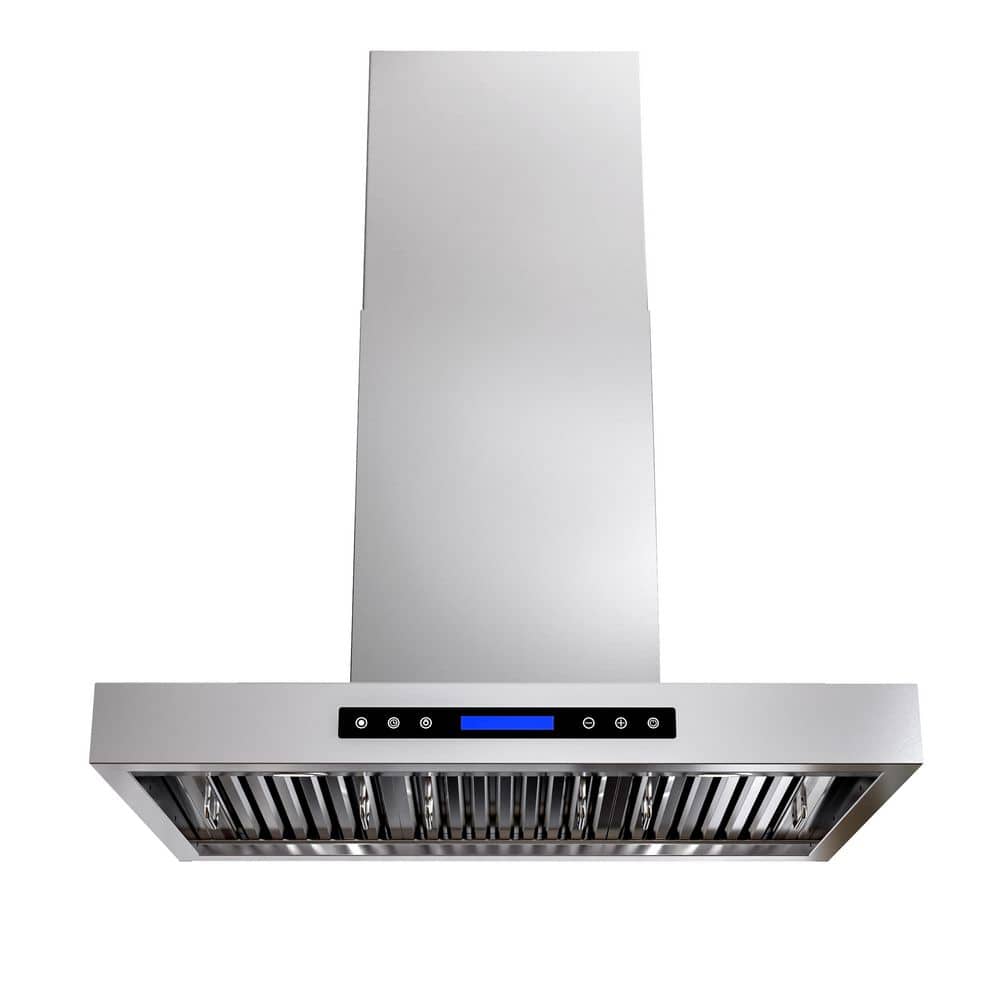 36 in. 400 CFM Ducted Wall Mount Range Hood with Remote, Touch Control LCD, Long-Term Warranty in Stainless Steel price history on PriceWatchPro