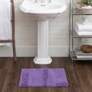 Composition Fiesta Orchid 17 in. x 24 in. Cotton Bath Mat