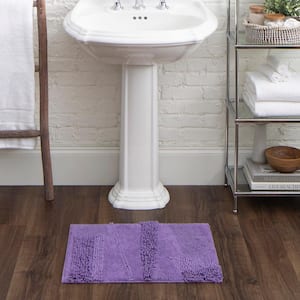 Composition Fiesta Orchid 21 in. x 34 in. Cotton Bath Mat