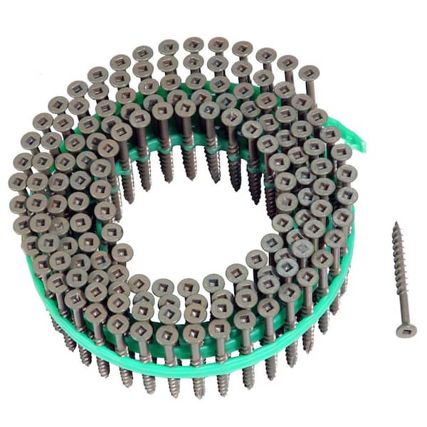 MURO #8 2 in. Internal Square Flat-Head Wood Deck Screws (1800-Pack)