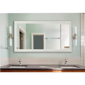 Oversized Rectangle White Classic Mirror (70 in. H x 35 in. W)
