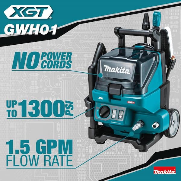40V max XGT Brushless Cordless 1300 PSI 1.5 GPM Cold Water Pressure Washer (Tool-Only)