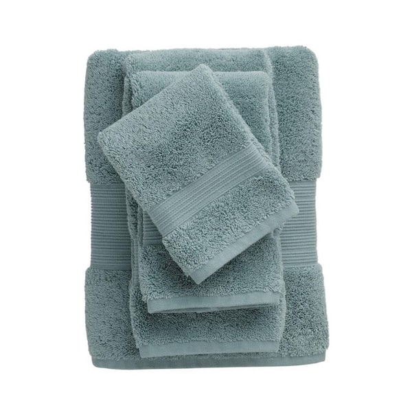 The Company Store Legends Regal Spa Green Solid Egyptian Cotton Single Hand Towel