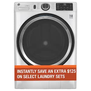 4.8 cu. ft. Smart White Front Load Washer with OdorBlock UltraFresh Vent System and Sanitize with Oxi