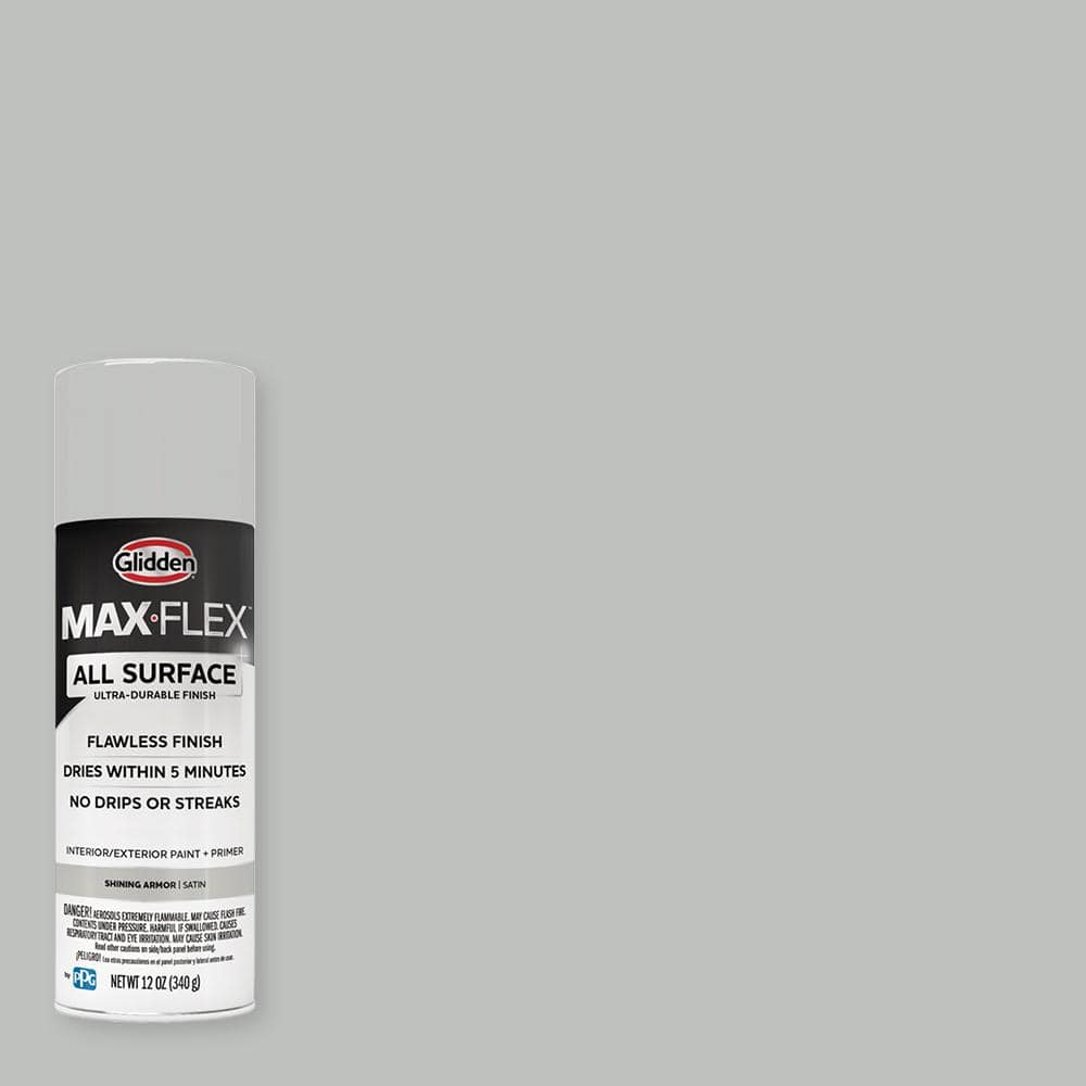GLIDDEN MAX FLEX 12 oz. Satin Shining Armor Interior/Exterior All