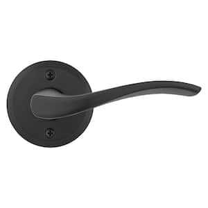 Sedona Matte Black Half-Dummy Door Handle with Microban Antimicrobial Technology - Right Handed