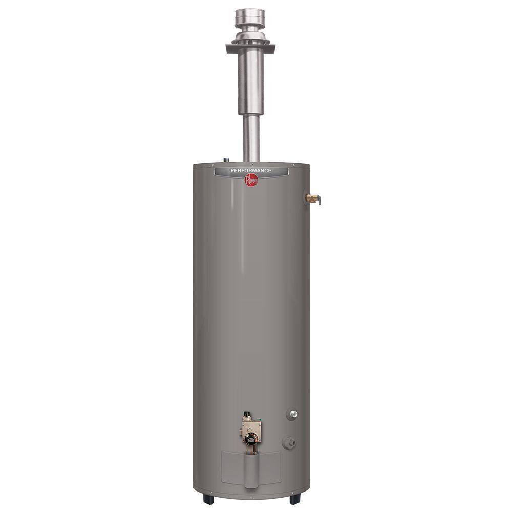Reviews for Rheem Performance Manufactured Housing 30 Gal. Tall 6 Year  30,000 BTU Convertible Natural Gas/LP Direct Vent Tank Water Heater | Pg 2  - The Home Depot