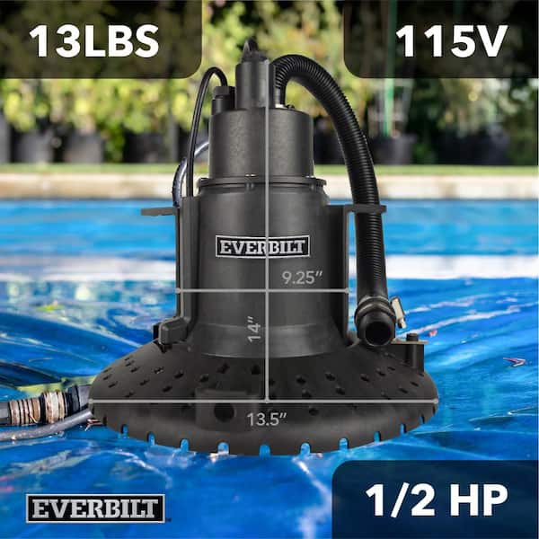 Everbilt EBAU25-PCP 1/4 HP Pool Cover Pump