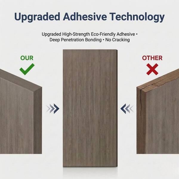 CALHOME 26 in. x 82 in. Gray Texture Flush Hollow Core Composite