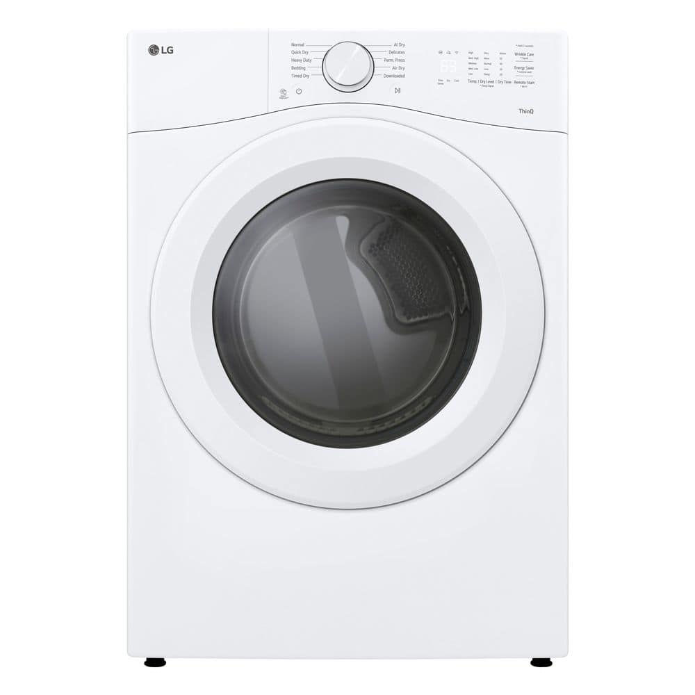 7.4 cu. ft. Large Capacity Smart Front Load Vented Gas Dryer in White with AI Sensor Dry price history on PriceWatchPro