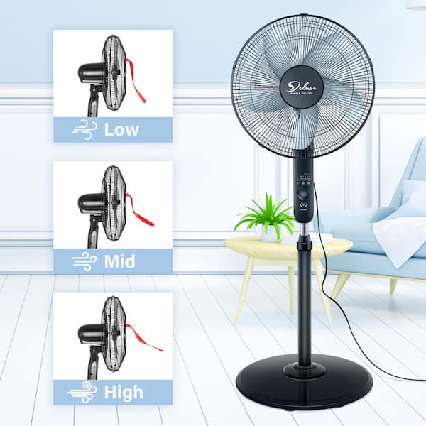  BLACK+DECKER 16 Inches Stand Fan with Remote : Tools