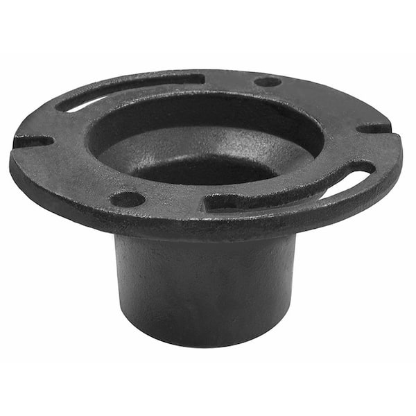 JONES STEPHENS 7 in. O.D. x 3-1/2 in. Height No Hub Cast Iron Water Closet Flange for 3 in. DWV Pipe