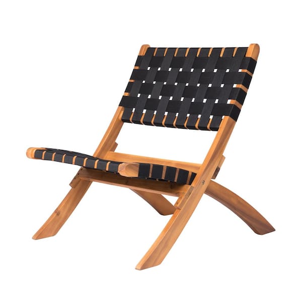 BALKENE HOME Sava Folding Outdoor Wooden Lounge Chair 62774