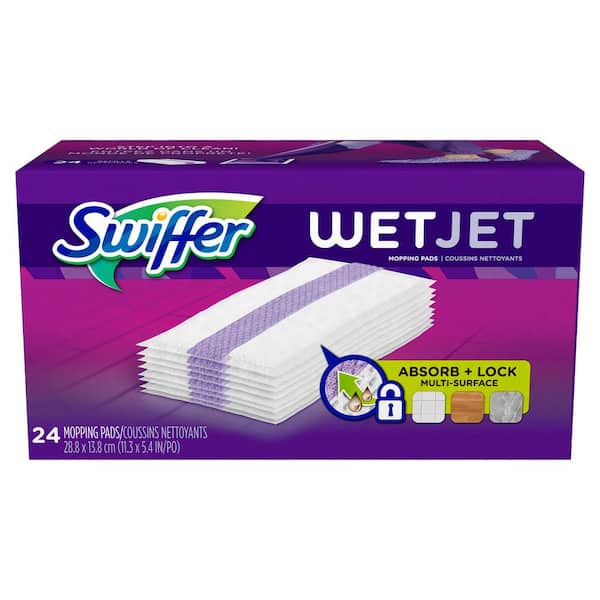 Swiffer Wet Jet Cleaning Refill Pads Unscented (24-Count)