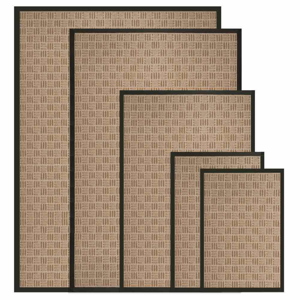 Wellington Tan Polypropylene Rubber Backed Doormat 16 x 24 inches