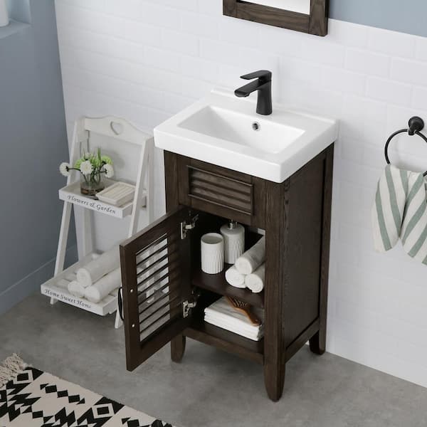 Home depot deals rustic vanity